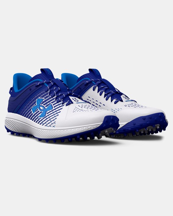 Men's UA Yard Turf Baseball Shoes, Blue, pdpMainDesktop image number 3
